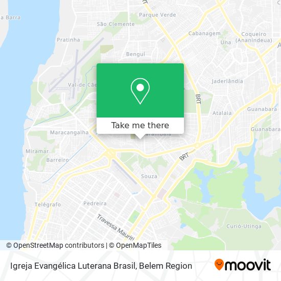 Igreja Evangélica Luterana Brasil map