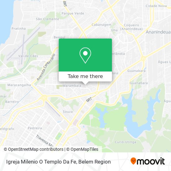 Igreja Milenio O Templo Da Fe map