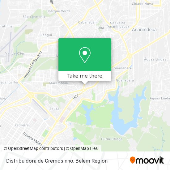 Distribuidora de Cremosinho map