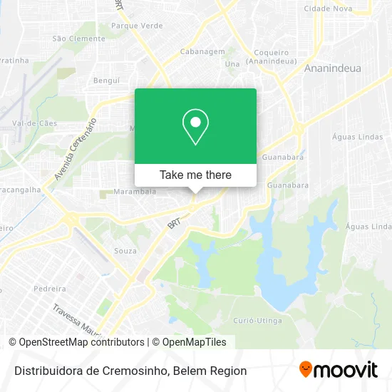 Distribuidora de Cremosinho map