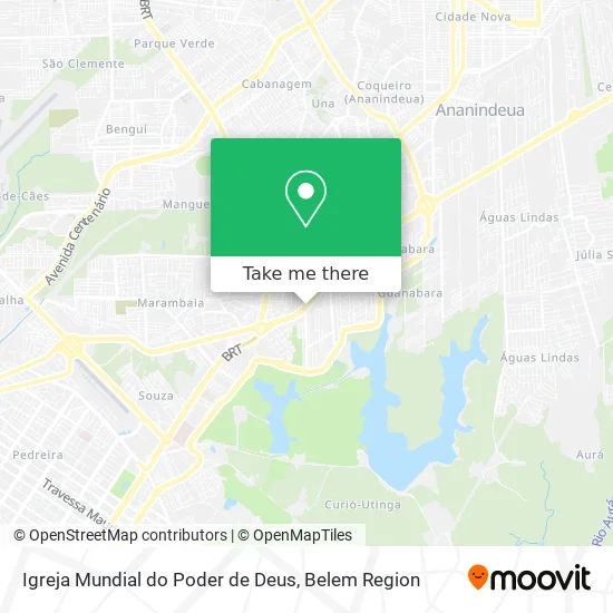 Igreja Mundial do Poder de Deus map