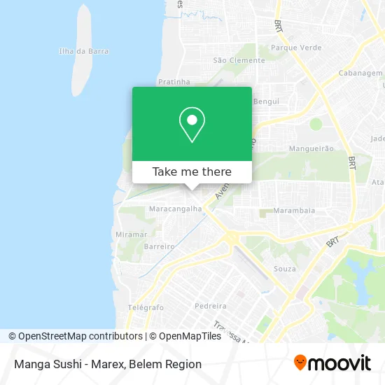 Manga Sushi - Marex map