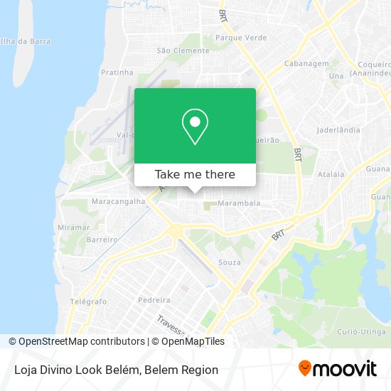 Loja Divino Look Belém map