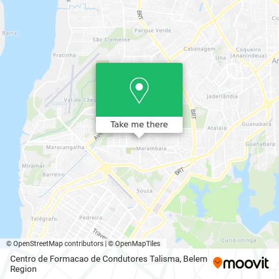 Centro de Formacao de Condutores Talisma map