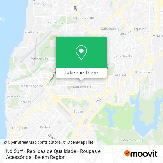 Nd Surf - Replicas de Qualidade - Roupas e Acessórios. map