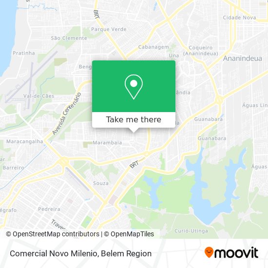 Comercial Novo Milenio map