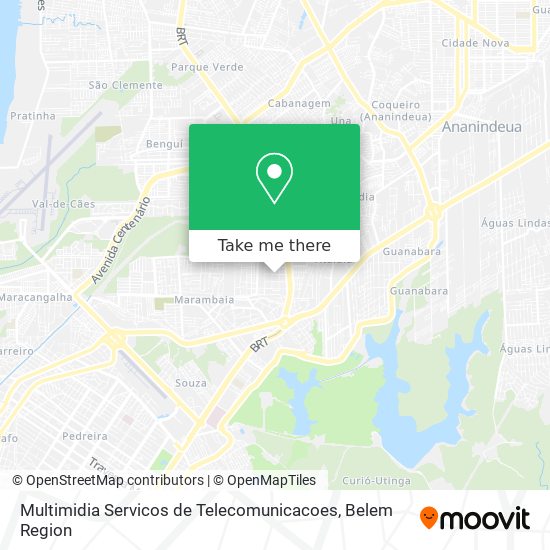 Multimidia Servicos de Telecomunicacoes map