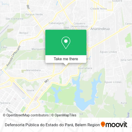 Defensoria Pública do Estado do Pará map