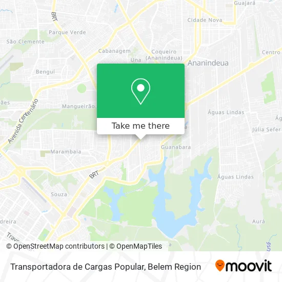 Transportadora de Cargas Popular map