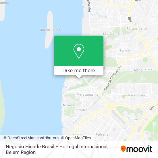 Negocio Hinode Brasil E Portugal Internacional map