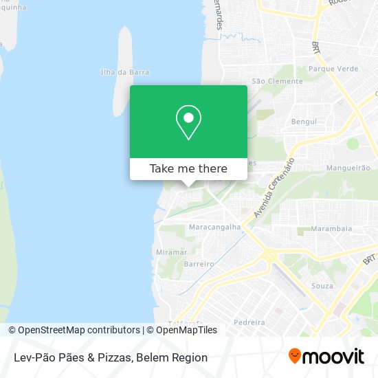 Lev-Pão Pães & Pizzas map