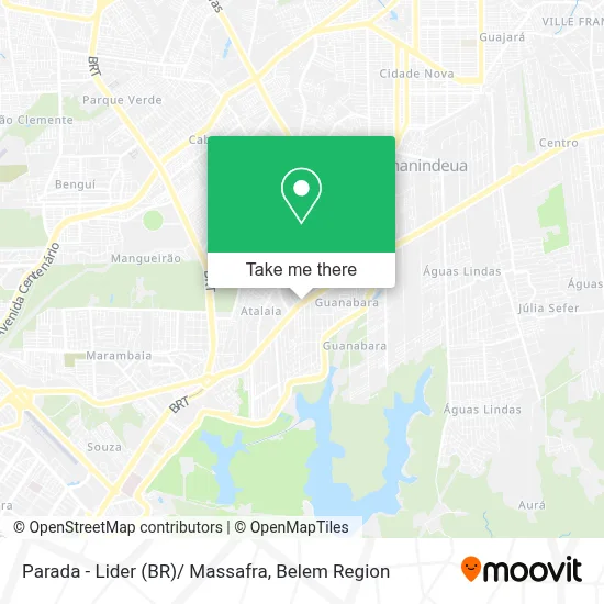 Parada - Lider (BR)/ Massafra map