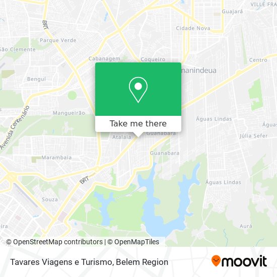 Tavares Viagens e Turismo map