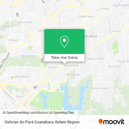 Delícias do Pará Guanabara map