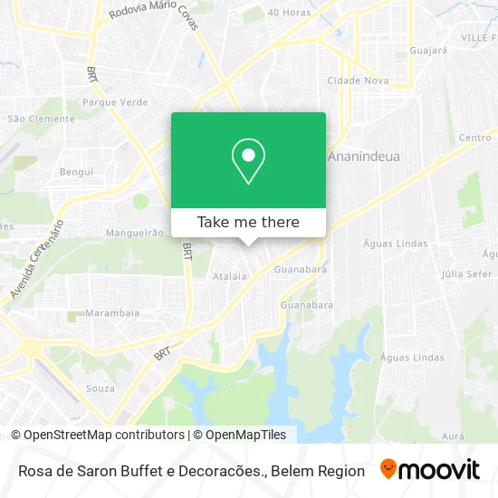 Rosa de Saron Buffet e Decoracões. map