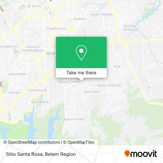 Sítio Santa Rosa map