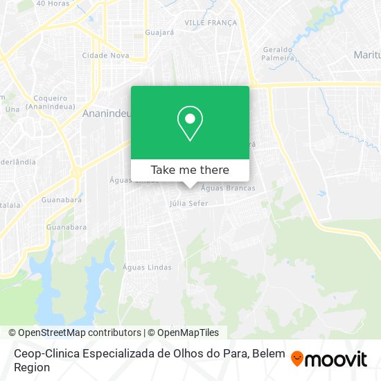 Ceop-Clinica Especializada de Olhos do Para map