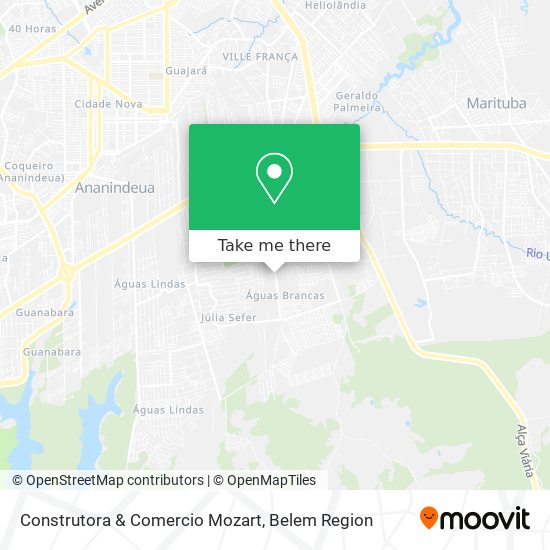 Construtora & Comercio Mozart map