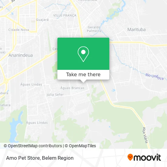 Amo Pet Store map