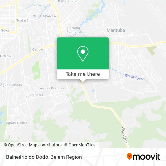Balneário do Dodó map