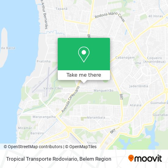 Tropical Transporte Rodoviario map