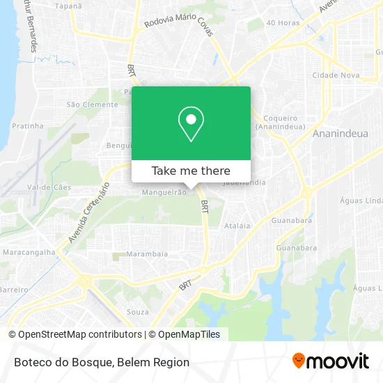 Boteco do Bosque map