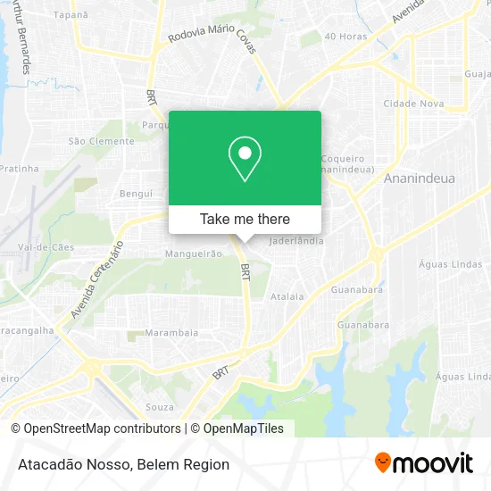 Atacadão Nosso map