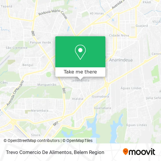 Trevo Comercio De Alimentos map