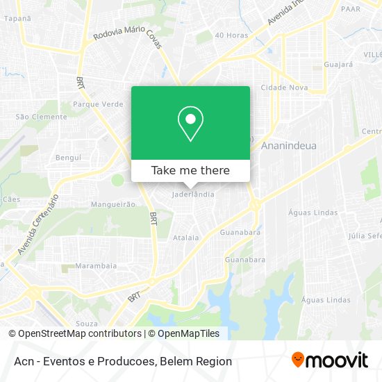 Acn - Eventos e Producoes map