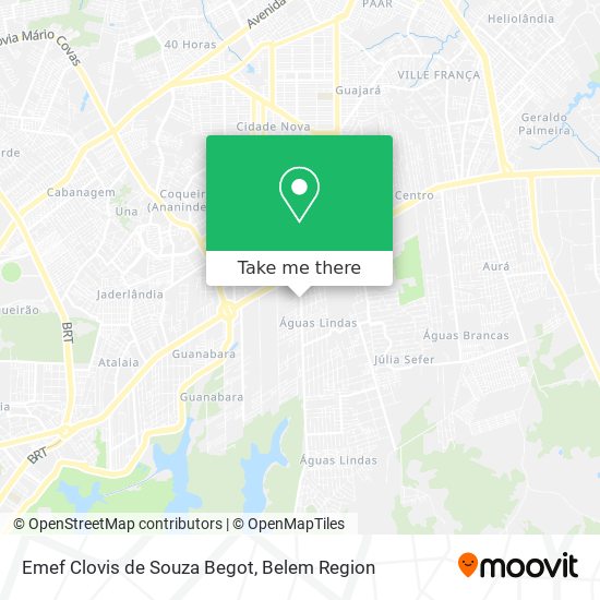 Mapa Emef Clovis de Souza Begot