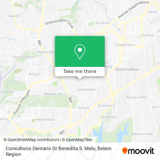 Consultorio Dentario Dr Benedita S. Melo map