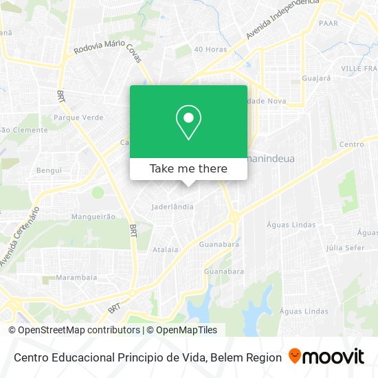 Centro Educacional Principio de Vida map