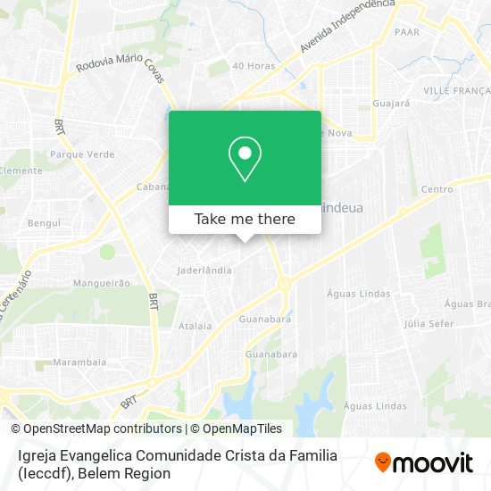 Igreja Evangelica Comunidade Crista da Familia (Ieccdf) map