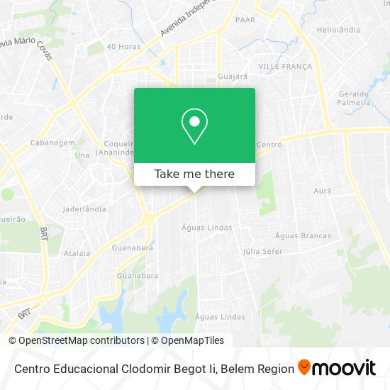 Centro Educacional Clodomir Begot Ii map