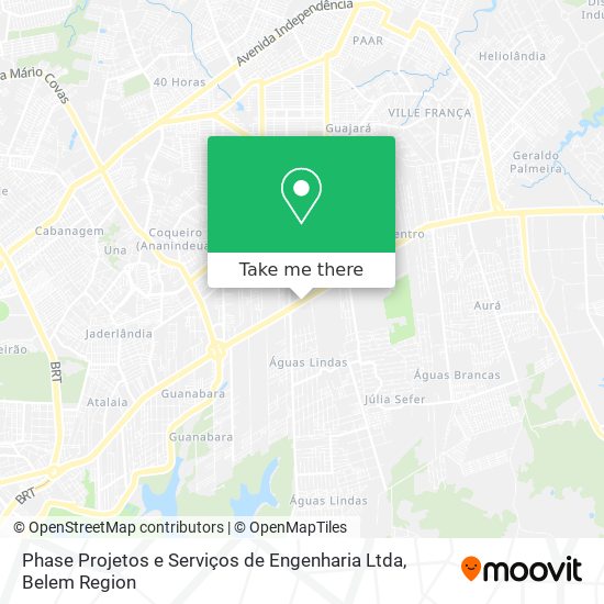 Phase Projetos e Serviços de Engenharia Ltda map