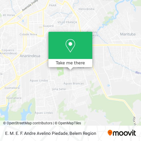 E. M. E. F. Andre Avelino Piedade map