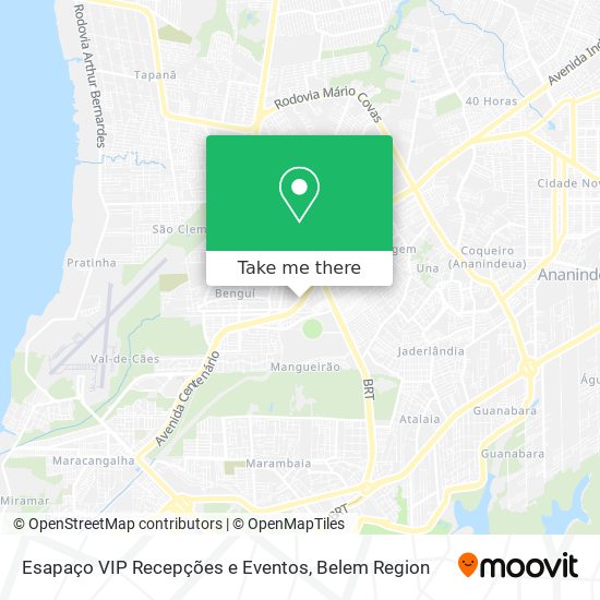 Esapaço VIP Recepções e Eventos map