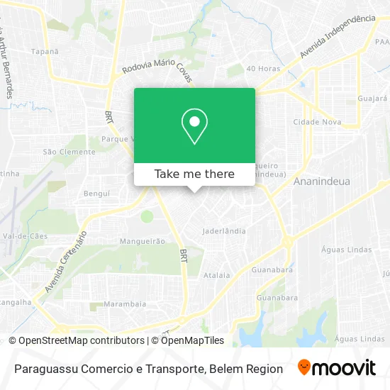 Paraguassu Comercio e Transporte map