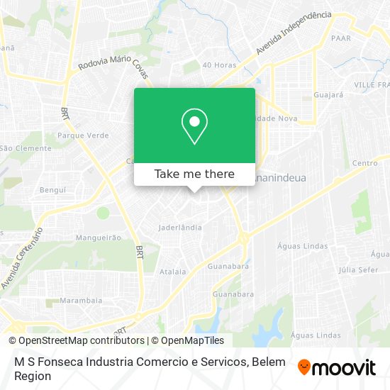 M S Fonseca Industria Comercio e Servicos map