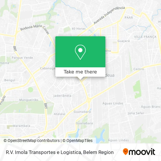 R.V. Imola Transportes e Logistica map