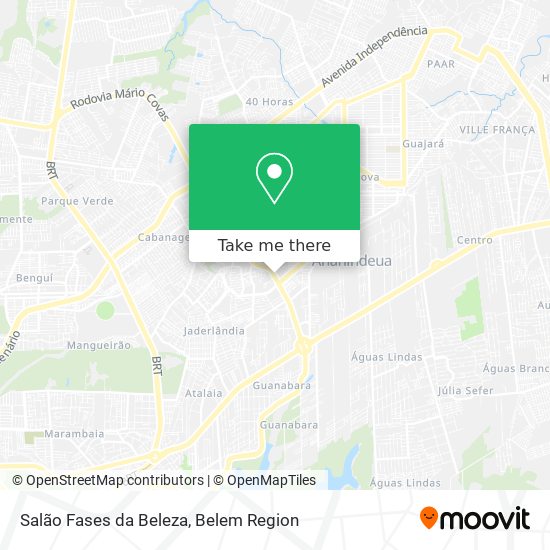 Salão Fases da Beleza map