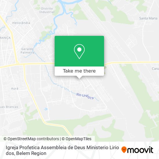 Igreja Profetica Assembleia de Deus Ministerio Lirio dos map