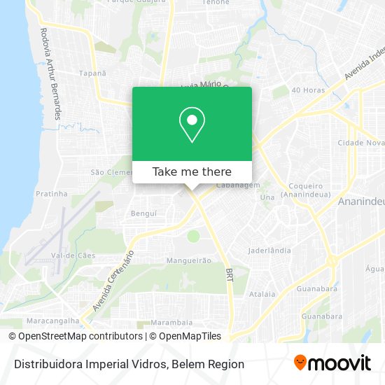 Distribuidora Imperial Vidros map