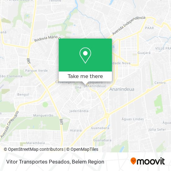 Vitor Transportes Pesados map