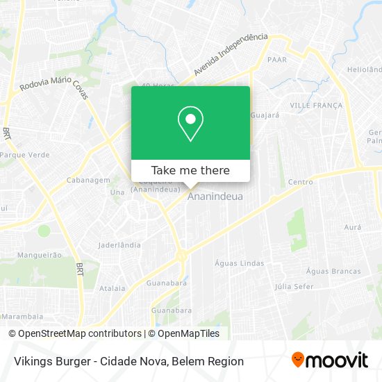 Vikings Burger - Cidade Nova map