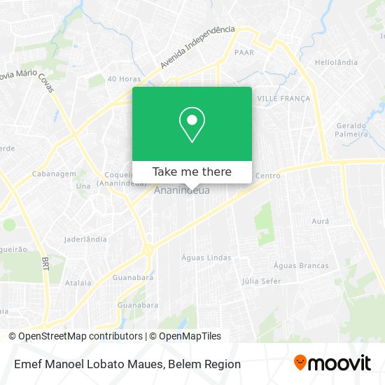 Emef Manoel Lobato Maues map