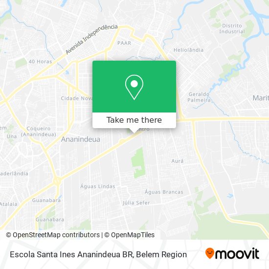 Escola Santa Ines Ananindeua BR map