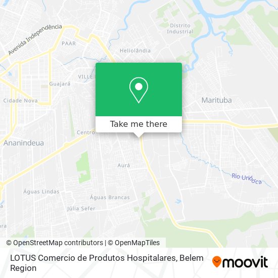 LOTUS Comercio de Produtos Hospitalares map