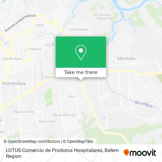 LOTUS Comercio de Produtos Hospitalares map