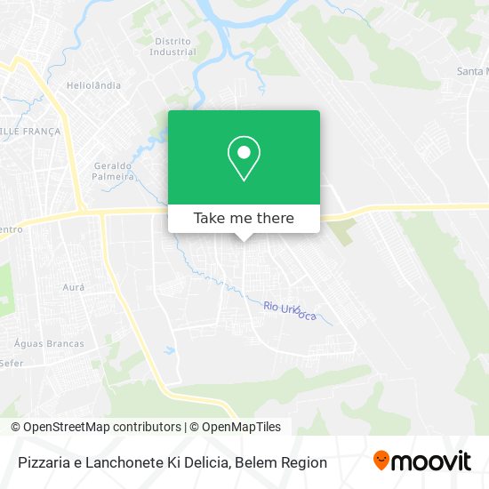 Pizzaria e Lanchonete Ki Delicia map